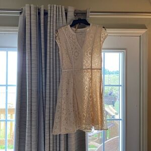 Lauren Conrad cream dress 6